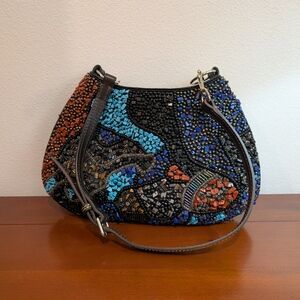 Multicolor Beaded Women's Bag